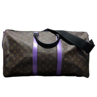 ルイヴィトン(LOUIS VUITTON)の　ルイ・ヴィトン LOUIS VUITTON キーポルバンドリエール50 M46775 モノグラム・マカサー 塩化ビニール/レザー メンズ ボストンバッグ(ボストンバッグ)