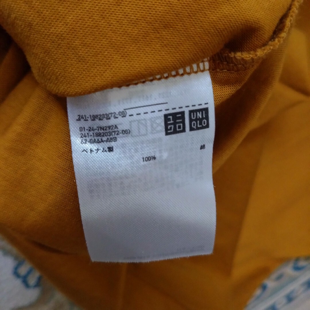 UNIQLO(ユニクロ)のUNIQLO レディース ブラウスシャツ S 茶色 レディースのトップス(シャツ/ブラウス(半袖/袖なし))の商品写真