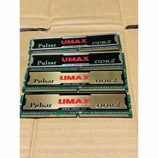 UMAX DDR2 3枚 メモリー パソコン