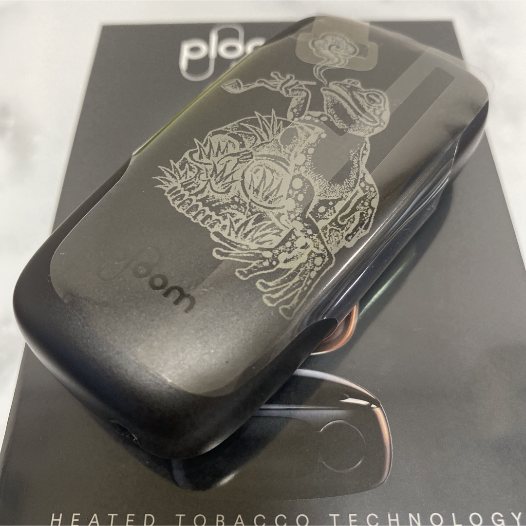 PloomTECH(プルームテック)の蛙 スカル デザイン プルームエックス Ploom X アドバンスド 本体 黒 メンズのファッション小物(タバコグッズ)の商品写真