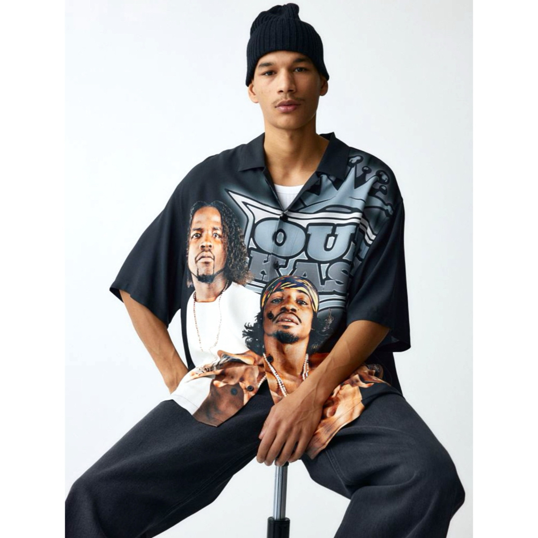 H&M(エイチアンドエム)の新品 H&M × アウトキャスト OUTKAST シャツ HIPHOP M メンズのトップス(シャツ)の商品写真