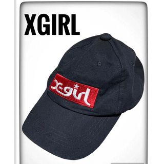 X-girl - X-girl キャップ 帽子 子供 キッズ Fサイズ 美品 ブラック