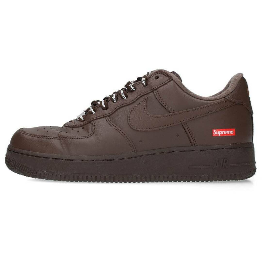 NIKE(ナイキ)のナイキ ×シュプリーム SUPREME  AIR FORCE 1 LOW BAROQUE BROWN CU9225-200 エアフォース1ロースニーカー メンズ 26cm メンズの靴/シューズ(スニーカー)の商品写真