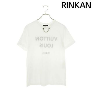 ルイヴィトン(LOUIS VUITTON)のルイヴィトン  21SS  RW211W LCT FITS02 反転ロゴプリントTシャツ レディース M(Tシャツ(半袖/袖なし))