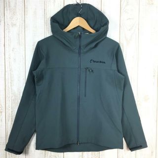 WOMENs M ティートンブロス グレーシャー フーディ Glacier Hoody グラフェン ソフトシェル ジャケット TETON BROS TB223-28W グリーン系(その他)