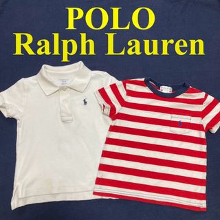 ポロラルフローレン(POLO RALPH LAUREN)のポロラルフローレン Tシャツ　ポロシャツ　ボーダー　セット　トドラー　Polo(Ｔシャツ)