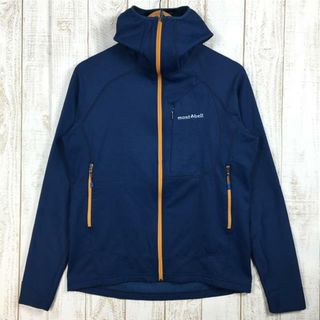 モンベル(mont bell)のMENs M モンベル トレール アクション パーカ フリース ジャケット フーディ MONTBELL 1106542 ブルー系(その他)