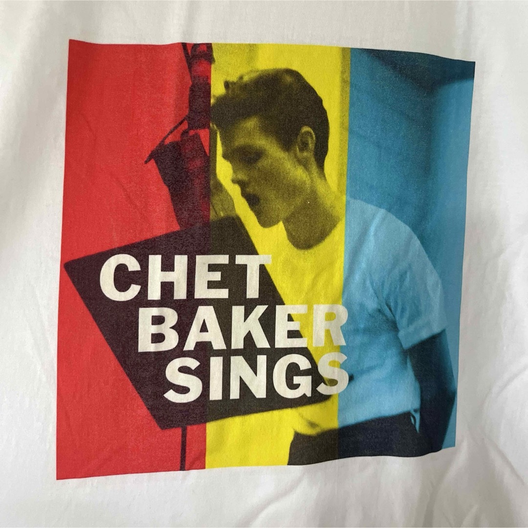 GILDAN(ギルタン)のChet Baker Sings Tシャツ　L/ホワイト　レコードジャケット メンズのトップス(Tシャツ/カットソー(半袖/袖なし))の商品写真