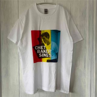 ギルタン(GILDAN)のChet Baker Sings Tシャツ　L/ホワイト　レコードジャケット(Tシャツ/カットソー(半袖/袖なし))