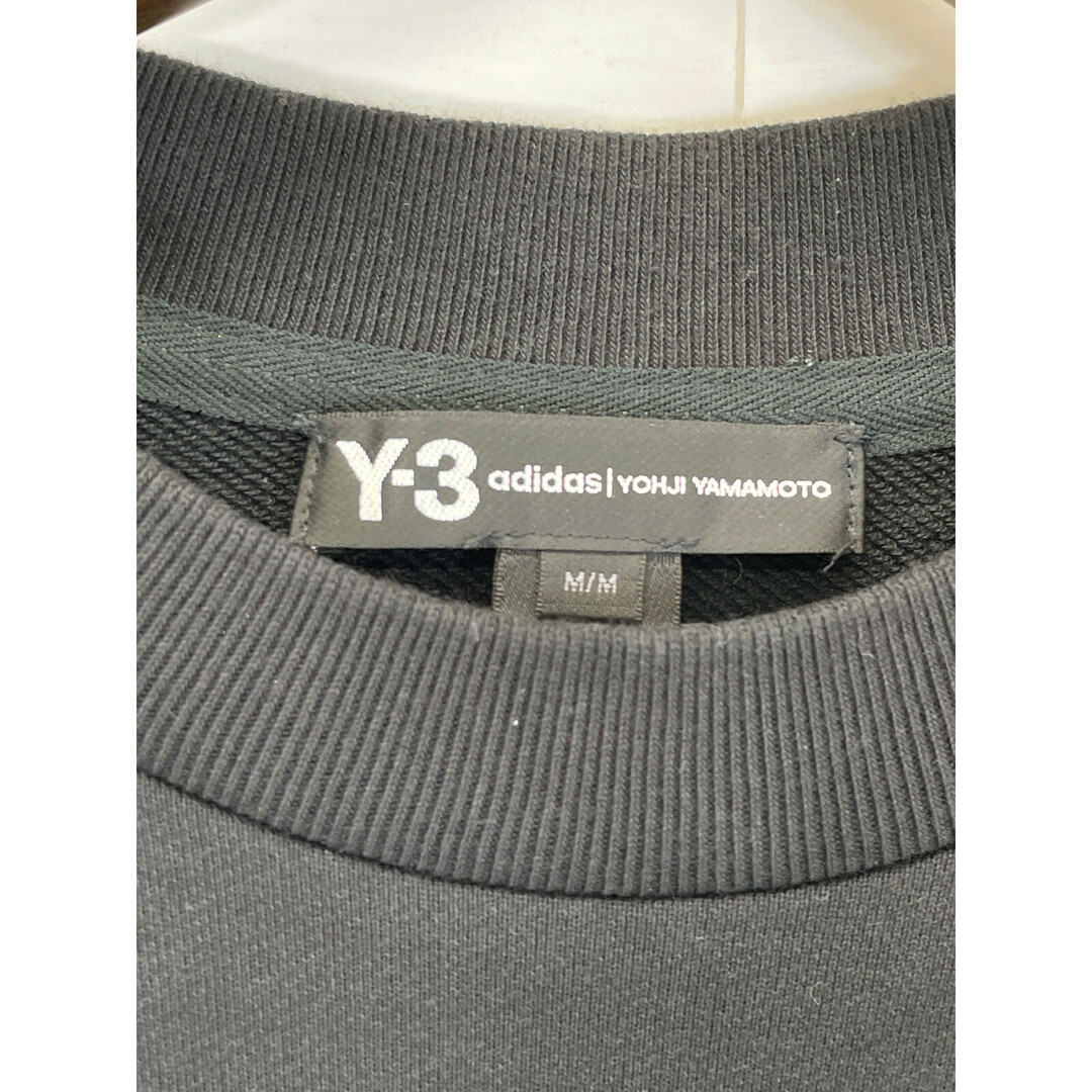 Y-3(ワイスリー)のワイスリー ﾌﾞﾗｯｸ STACKED LOGO CREW SWEATER M メンズのトップス(その他)の商品写真