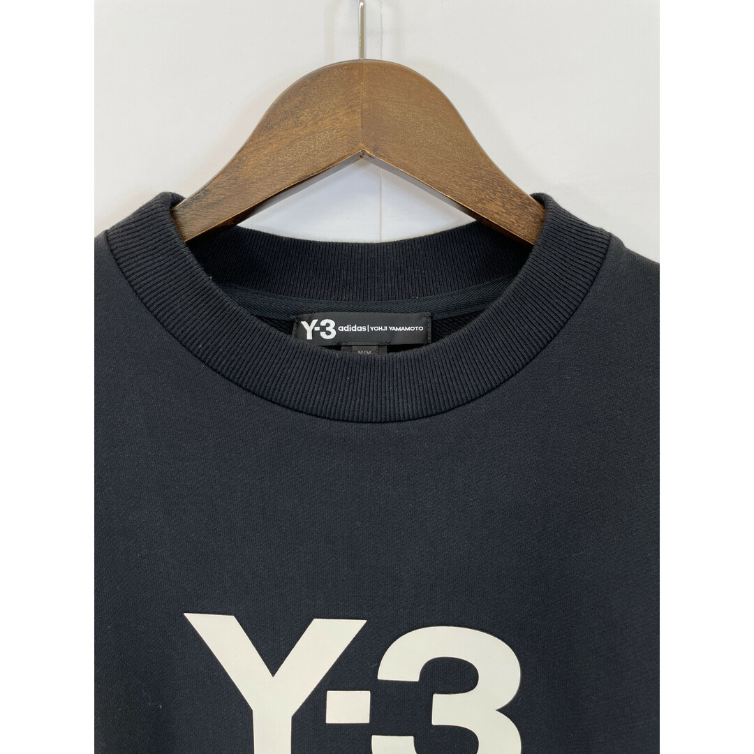 Y-3(ワイスリー)のワイスリー ﾌﾞﾗｯｸ STACKED LOGO CREW SWEATER M メンズのトップス(その他)の商品写真