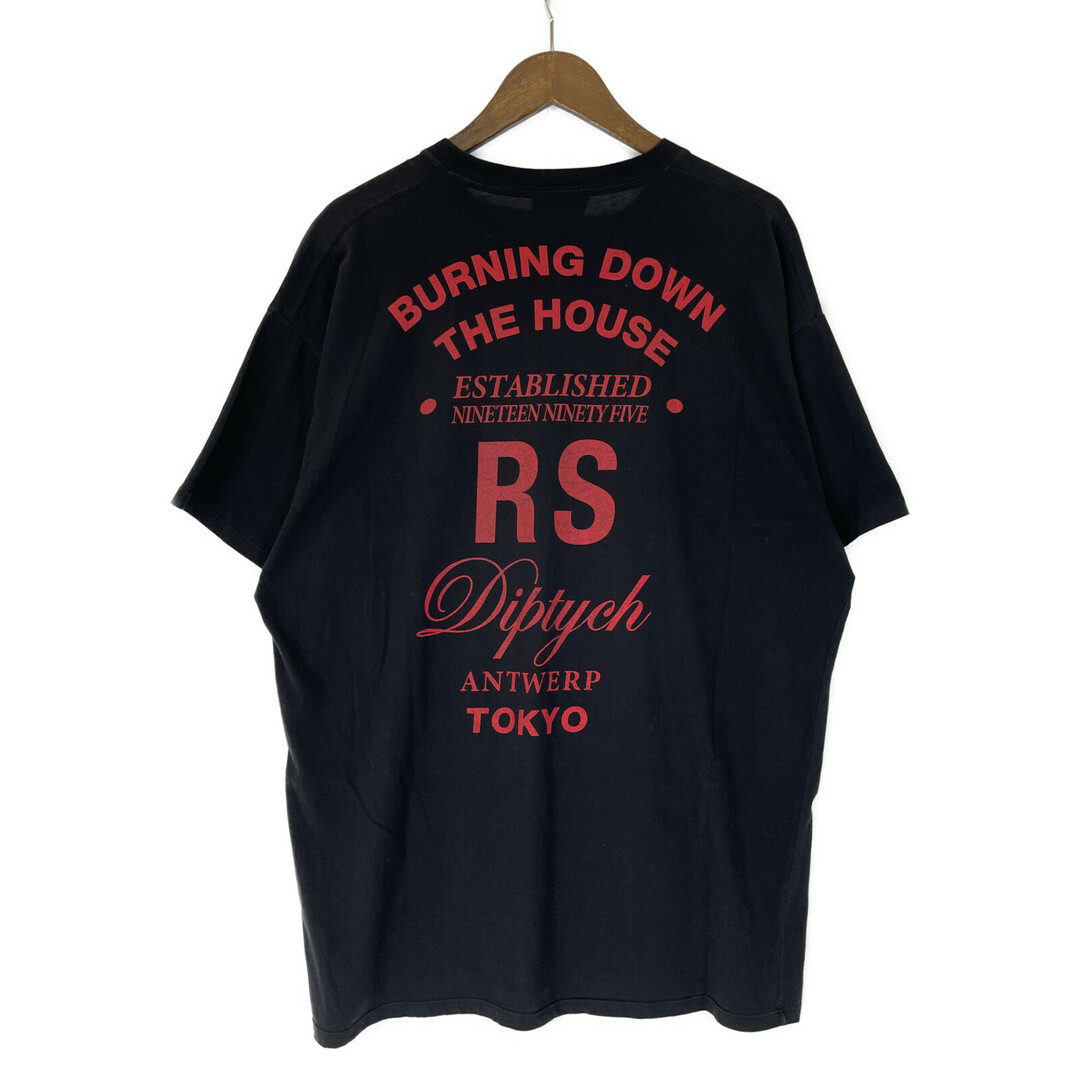 RAF SIMONS(ラフシモンズ)のラフシモンズ 19-20AW 192.126T ﾌﾞﾗｯｸ ﾊﾞｯｸﾌﾟﾘﾝﾄ Tｼｬﾂ L メンズのトップス(その他)の商品写真