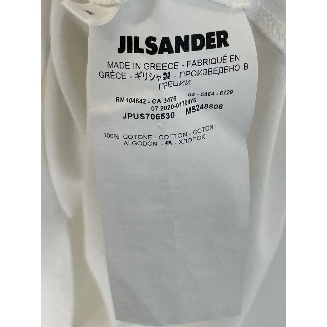 Jil Sander(ジルサンダー)のジルサンダー ﾎﾜｲﾄ ｸﾙｰﾈｯｸTｼｬﾂ XL メンズのトップス(その他)の商品写真