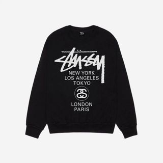 ステューシー(STUSSY)のステューシー　ワールドツアー　クルー(スウェット)