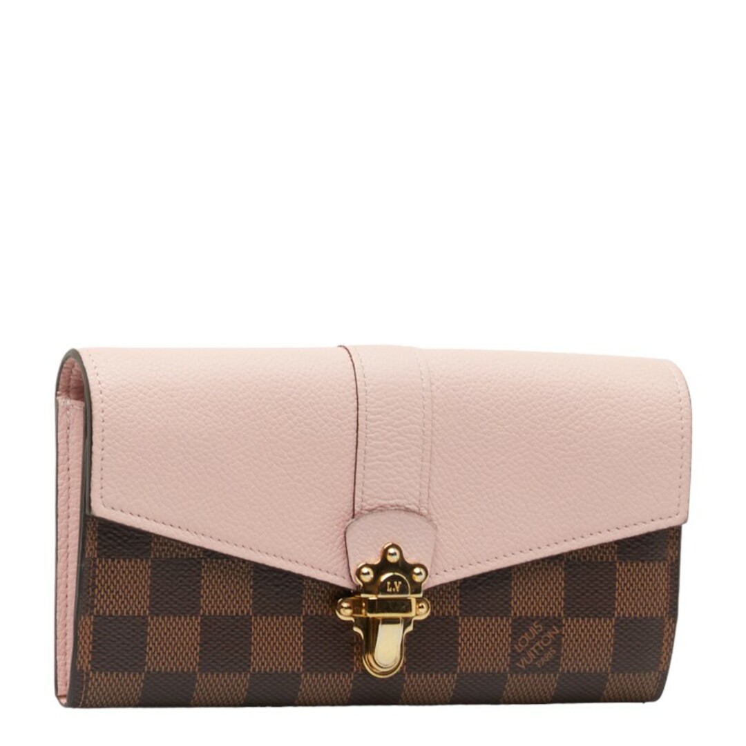 LOUIS VUITTON(ルイヴィトン)のルイ ヴィトン ダミエ ポルトフォイユ クラプトン 長財布 N64447 PVC レディース LOUIS VUITTON 【228-48738】 レディースのファッション小物(財布)の商品写真