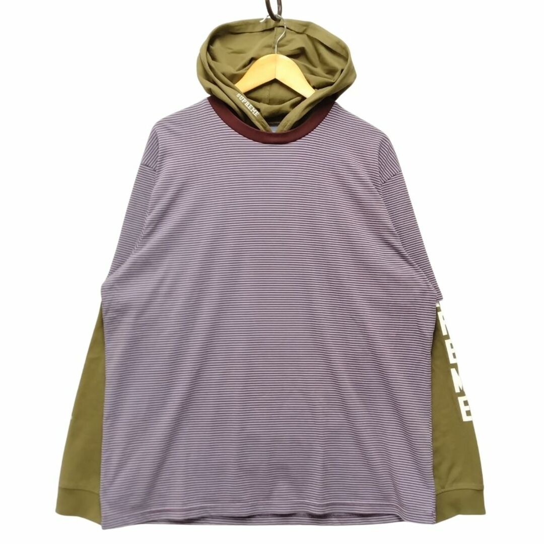 Supreme(シュプリーム)のSUPREME シュプリーム 24SS Layered Hooded L/S TOP レイヤード フード ロング Tシャツ サイズ L 正規品 / 34139 メンズのトップス(Tシャツ/カットソー(七分/長袖))の商品写真