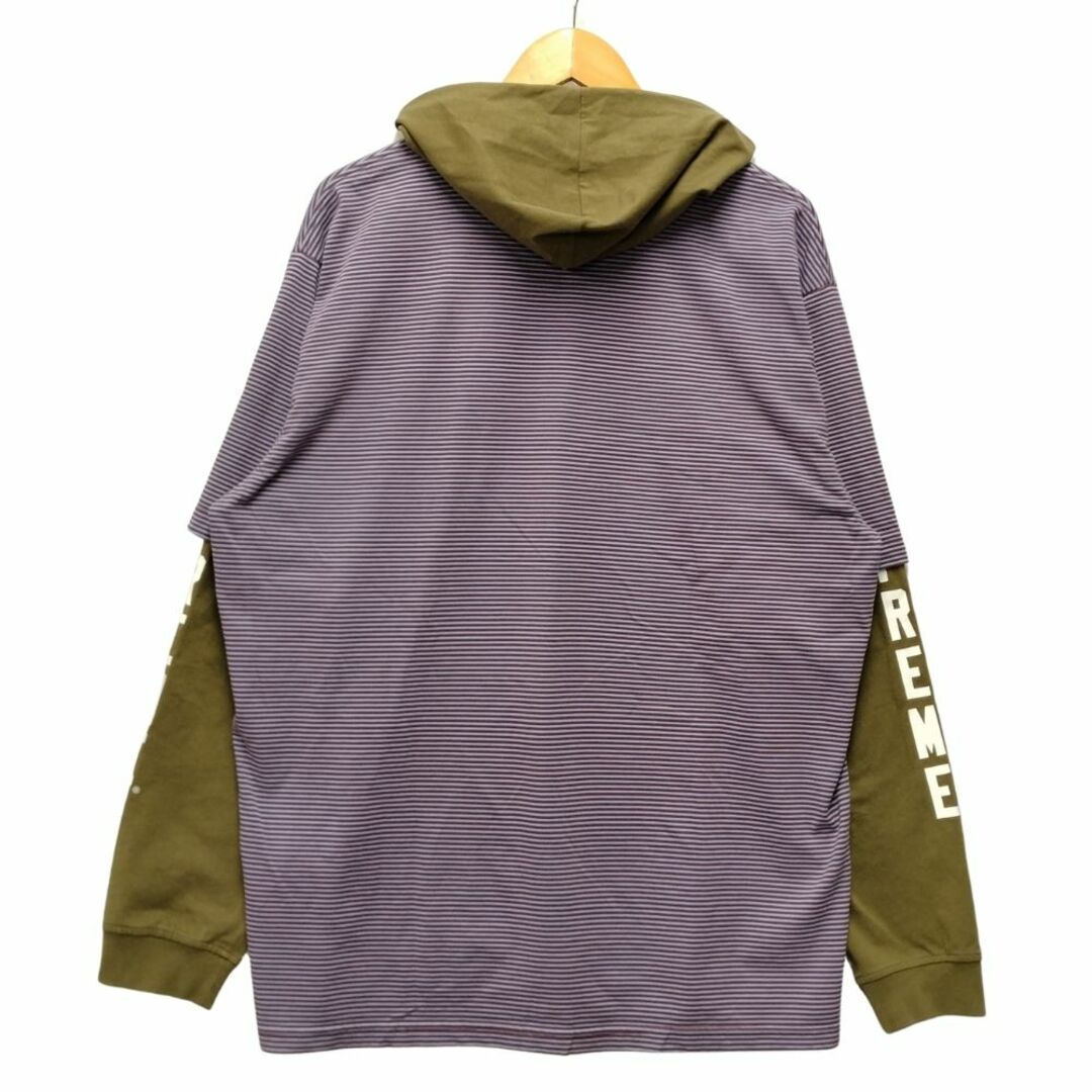 Supreme(シュプリーム)のSUPREME シュプリーム 24SS Layered Hooded L/S TOP レイヤード フード ロング Tシャツ サイズ L 正規品 / 34139 メンズのトップス(Tシャツ/カットソー(七分/長袖))の商品写真