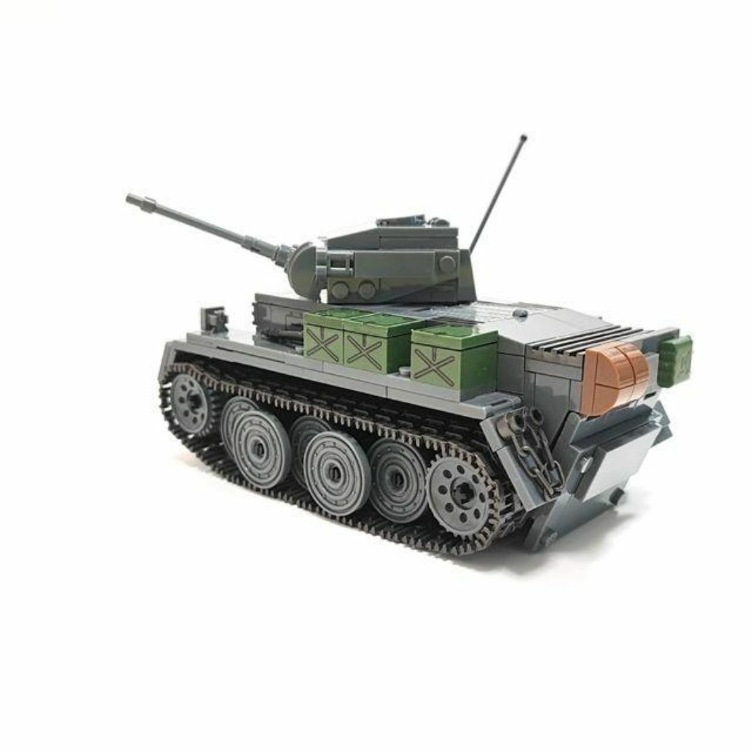 ESシリーズ ドイツ Ⅱ号戦車L型ルクス ブロック戦車 ミリタリー キッズ/ベビー/マタニティのおもちゃ(積み木/ブロック)の商品写真