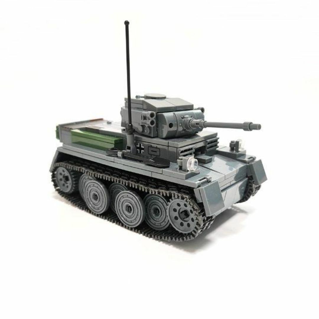 ESシリーズ ドイツ Ⅱ号戦車L型ルクス ブロック戦車 ミリタリー キッズ/ベビー/マタニティのおもちゃ(積み木/ブロック)の商品写真