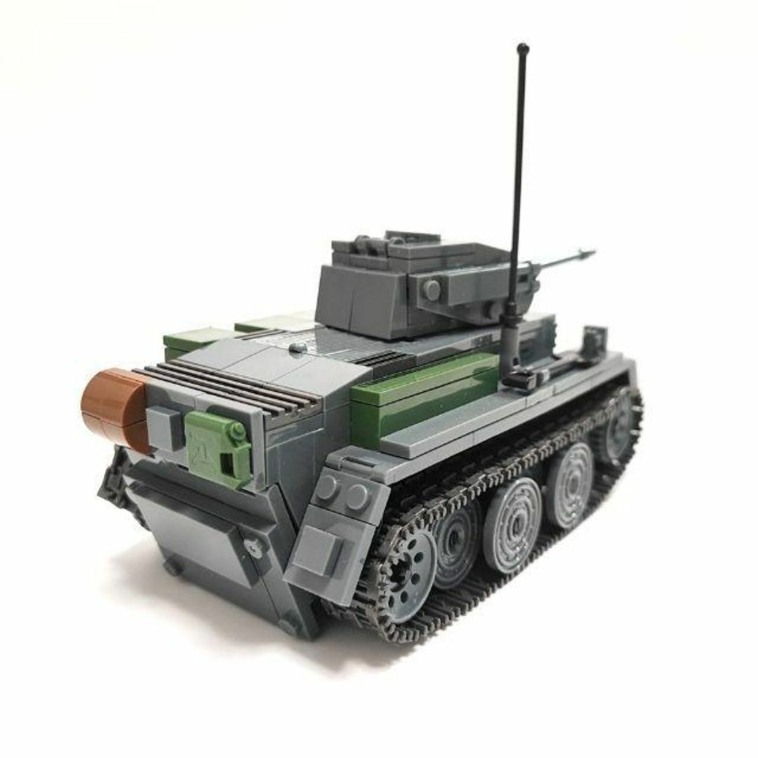 ESシリーズ ドイツ Ⅱ号戦車L型ルクス ブロック戦車 ミリタリー キッズ/ベビー/マタニティのおもちゃ(積み木/ブロック)の商品写真