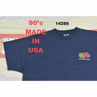 FRUIT OF THE LOOM - フルーツオブザルーム 90s Tシャツ USA製 14288 ビンテージ 80