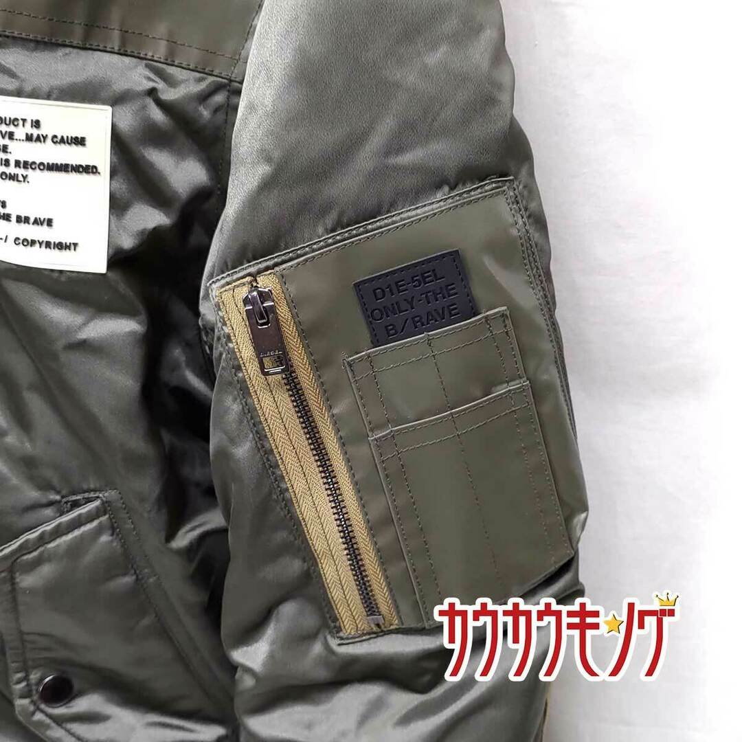 DIESEL - ディーゼル ジャケット W-FEDOVIK 袖ビッグジップ DIESEL - ディーゼル ジャケット W-FEDOVIK 袖ビッグジップ