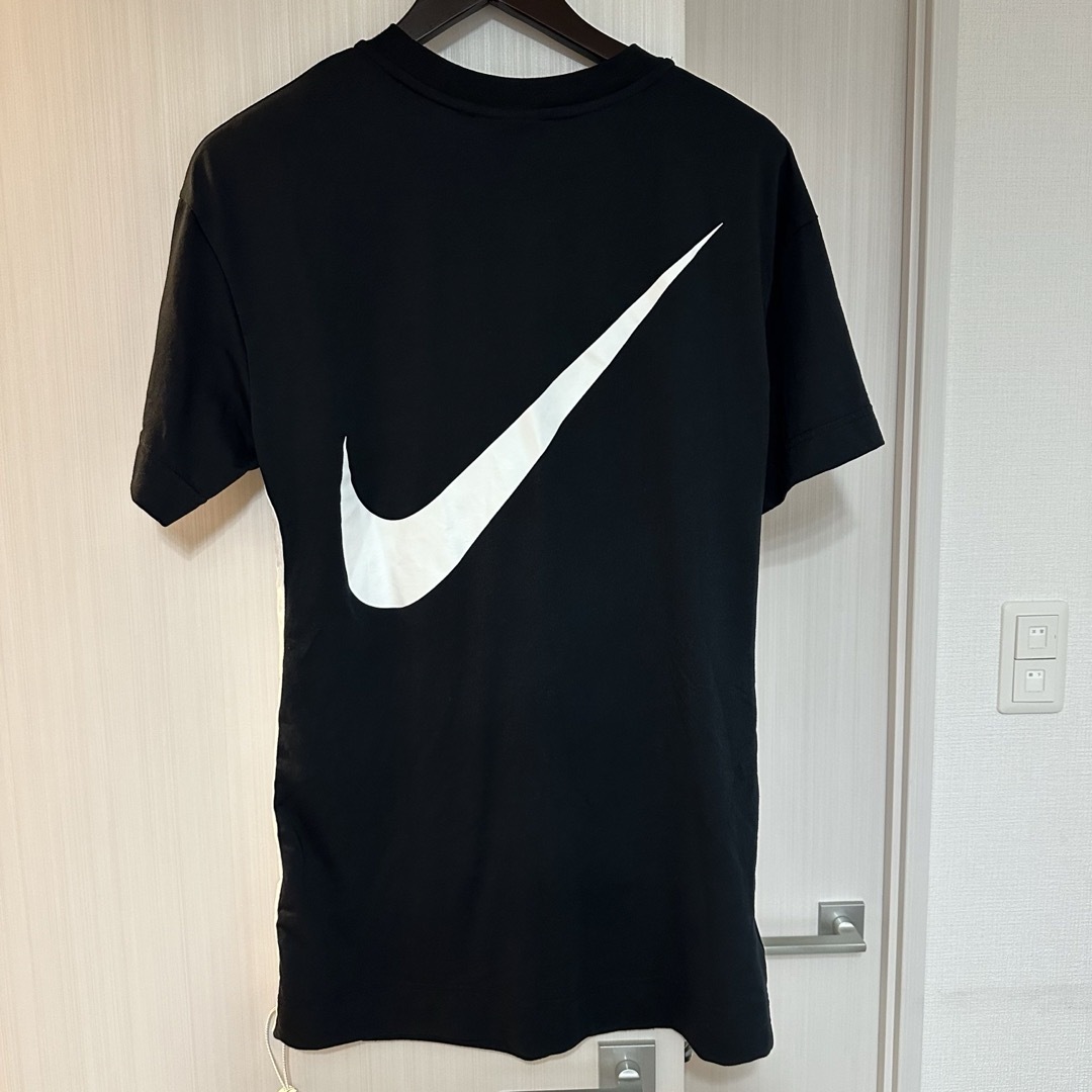 NIKE(ナイキ)のNIKE ビッグロゴ Tシャツワンピース ドレス チュニック 黒 レディース レディースのトップス(Tシャツ(半袖/袖なし))の商品写真