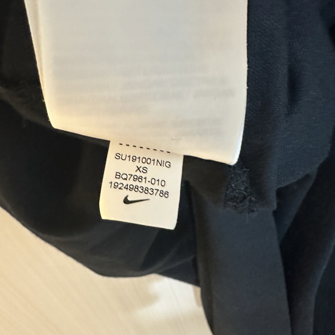 NIKE(ナイキ)のNIKE ビッグロゴ Tシャツワンピース ドレス チュニック 黒 レディース レディースのトップス(Tシャツ(半袖/袖なし))の商品写真