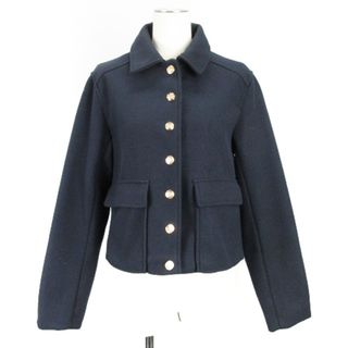 ザラ(ZARA)のザラ ZARA ジャケット フェルトテクスチャー ネイビー S 240422E(その他)