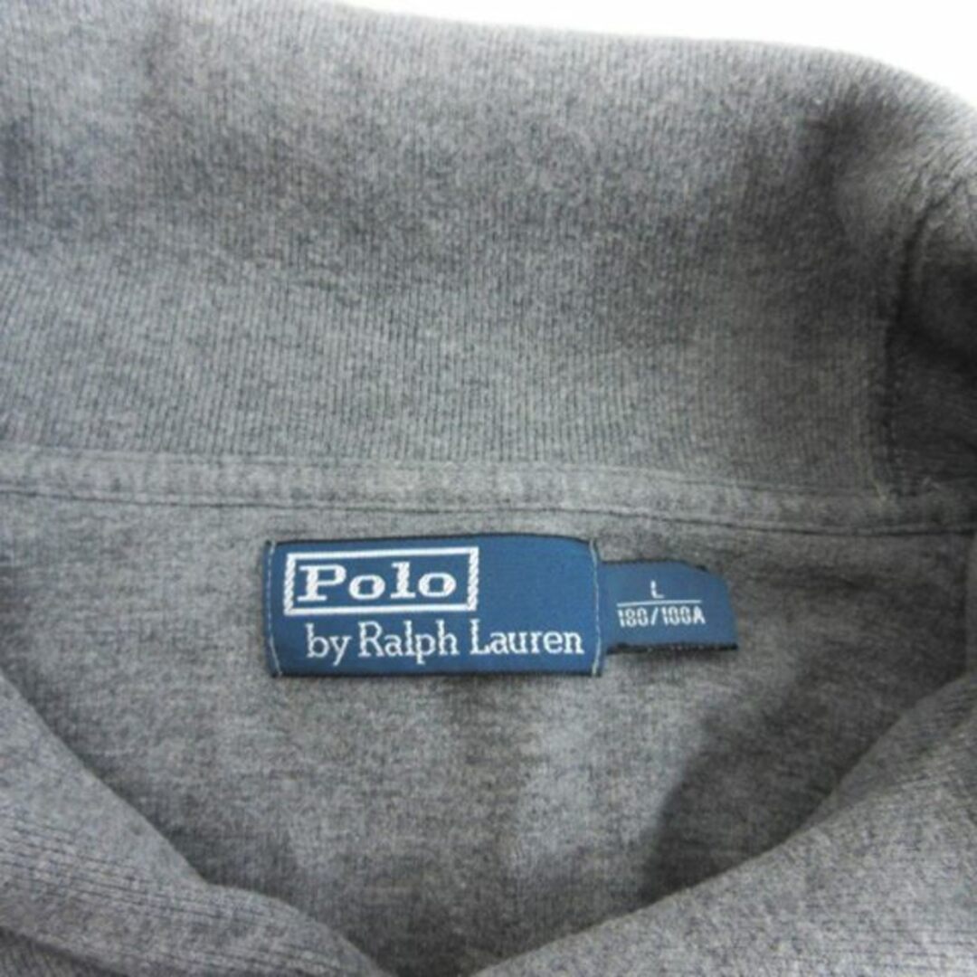 POLO RALPH LAUREN(ポロラルフローレン)のポロ バイ ラルフローレン ニット セーター コットン グレー L メンズのトップス(ニット/セーター)の商品写真