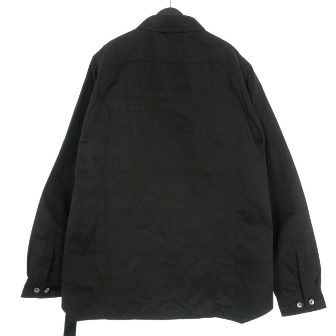 DRKSHDW(ダークシャドウ)のDRKSHDW Rick Owens WORK SHIRT ワークシャツ L 黒 メンズのジャケット/アウター(ブルゾン)の商品写真