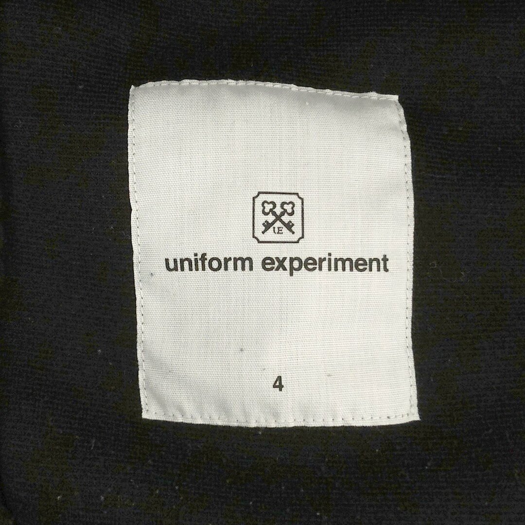 uniform experiment(ユニフォームエクスペリメント)のuniform experiment ユニフォームエクスペリメント 20AW POLARTEC FLEECE PIPING JACKET フリースジャケット UE-202045 ブラック 4 メンズのジャケット/アウター(テーラードジャケット)の商品写真