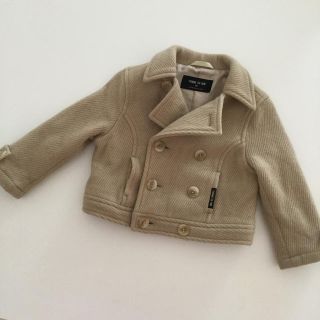 コムサイズム(COMME CA ISM)のcomme ca ism◇キッズ ピーコート キャメル◇90(コート)