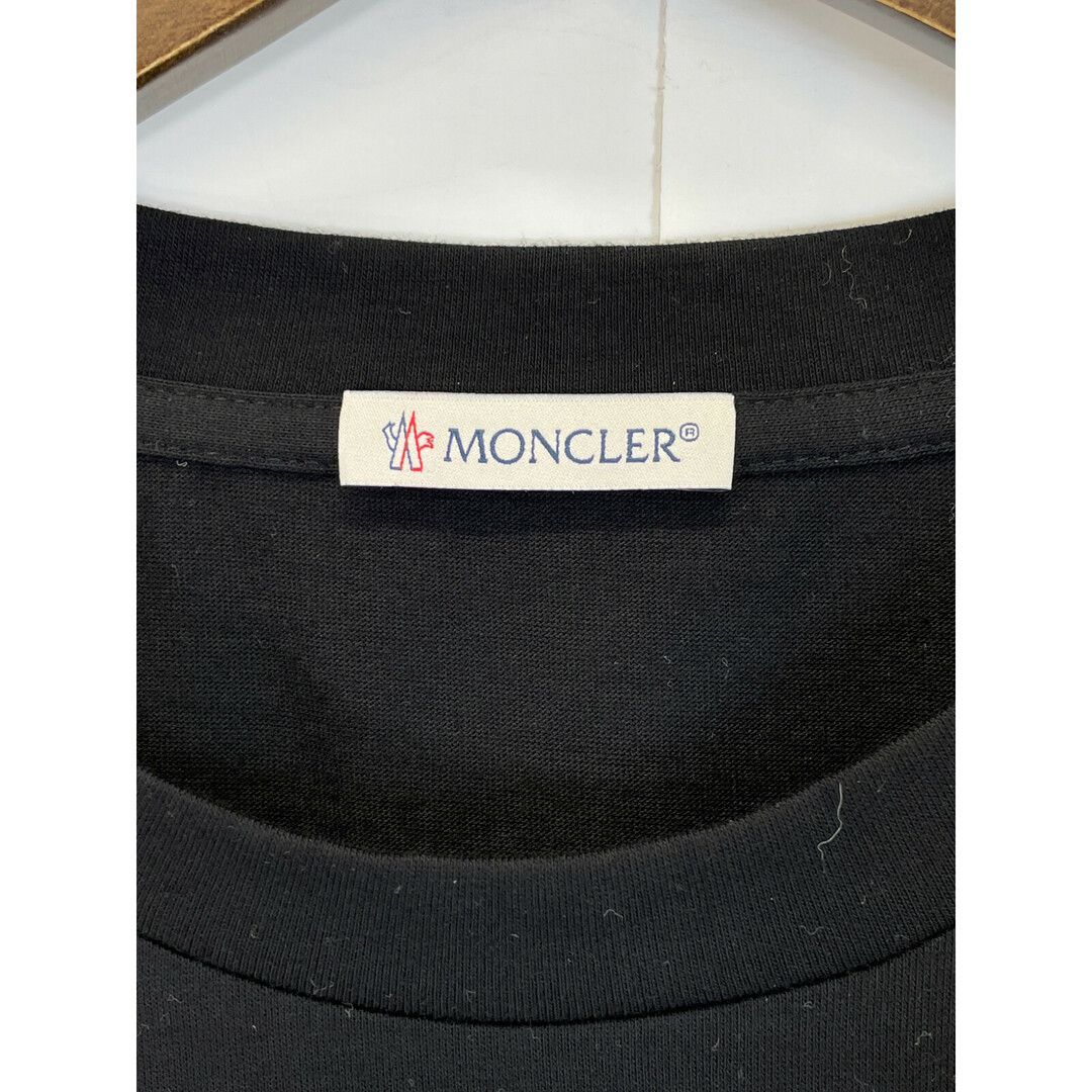 MONCLER(モンクレール)のモンクレール 22年製 I209P8C000002 MAGLIA ﾌﾞﾗｯｸ ｸﾙｰﾈｯｸTｼｬﾂ L メンズのトップス(その他)の商品写真