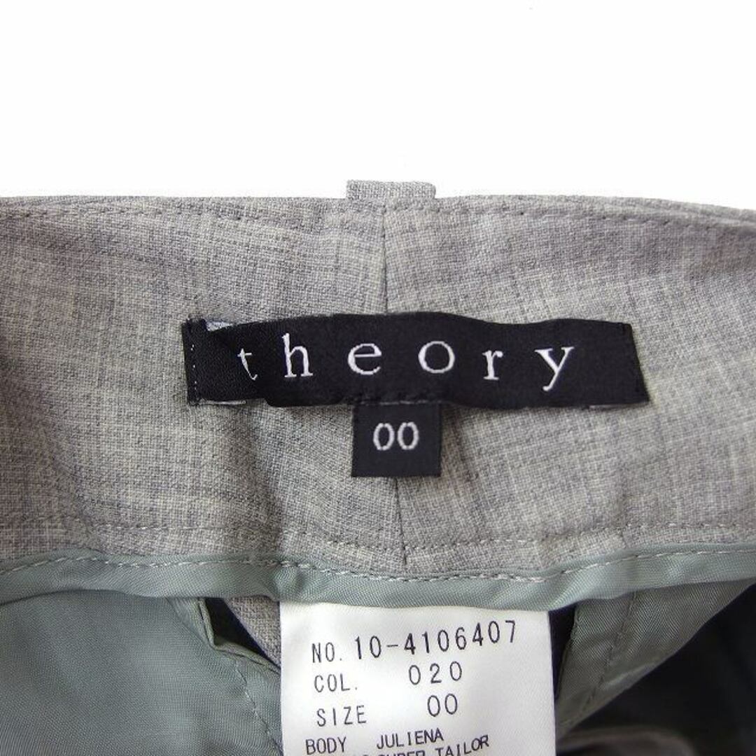 theory(セオリー)のセオリー theory センタープレス パンツ スラックス フルレングス ウール レディースのパンツ(その他)の商品写真