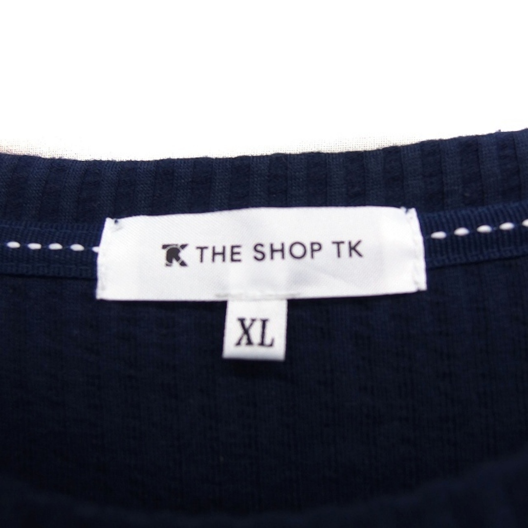 THE SHOP TK(ザショップティーケー)のザショップティーケー THE SHOP TK 半袖 リブ Tシャツ カットソー メンズのトップス(Tシャツ/カットソー(半袖/袖なし))の商品写真