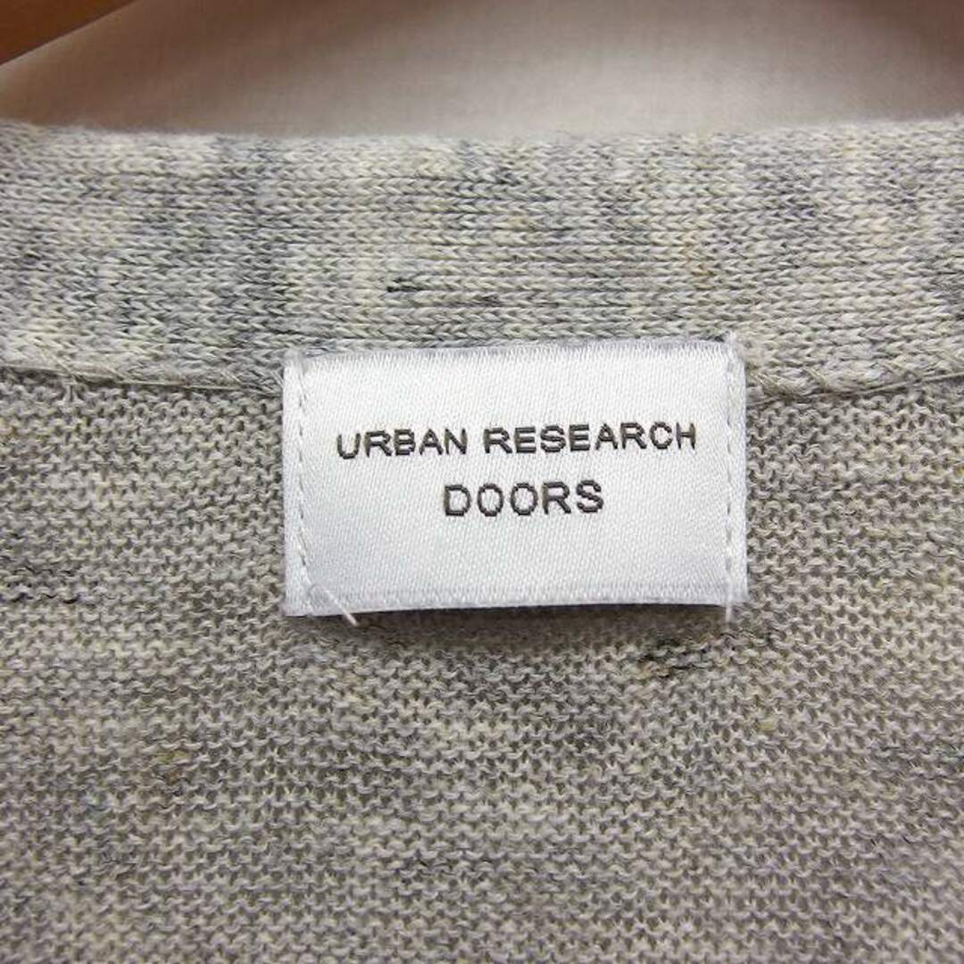 URBAN RESEARCH DOORS(アーバンリサーチドアーズ)のURBAN RESEARCH DOORS リネン ニット Vネック カーディガン レディースのトップス(カーディガン)の商品写真