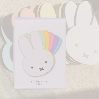 miffy - ふせん 日本未発売 Miffy 顔型 メモ 400枚 ナインチェ ミッフィー