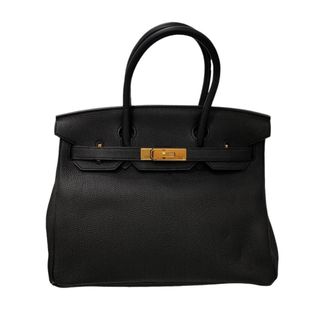 エルメス(Hermes)の　エルメス HERMES バーキン30 U刻 ブラック　ゴールド金具 トゴ レディース ハンドバッグ(ハンドバッグ)