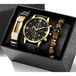 新品未使用　GENEVA 高品質 海外限定 メンズ腕時計(腕時計(アナログ))