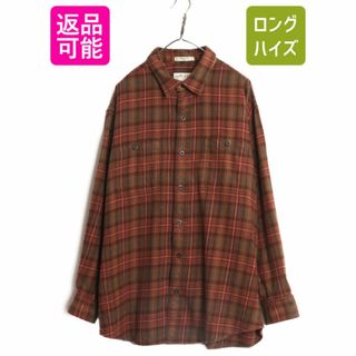 00s オービス チェック 長袖 ヘビー フランネル シャツ メンズ XL / 古着 00年代 オールド ORVIS 長袖シャツ ネルシャツ 大きいサイズ ネル(シャツ)