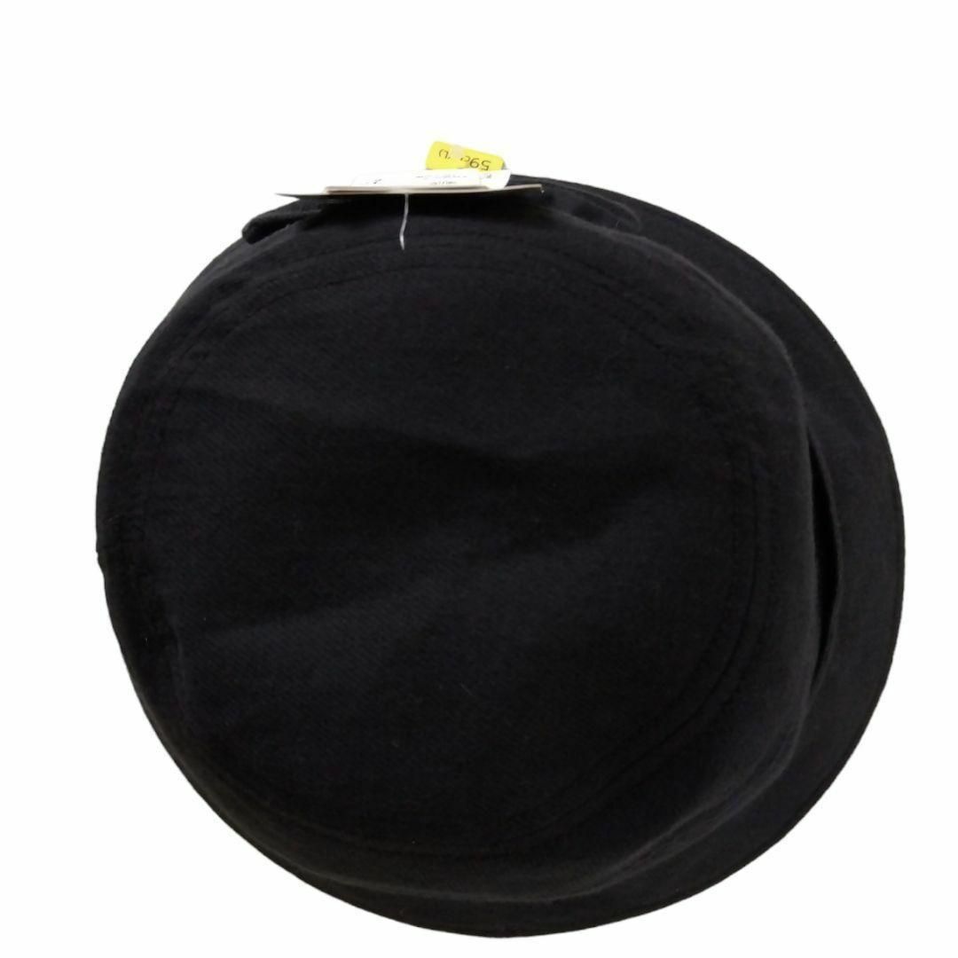 AEON(イオン)の新品/57.5cm 遮光遮熱 クロッシェ レディース ハット 帽子 UV対策 黒 レディースの帽子(ハット)の商品写真