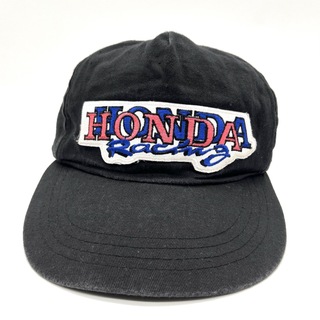 ホンダ(ホンダ)の【90s〜】HONDA Racing 企業ロゴ トラッカーキャップ 5パネル(キャップ)