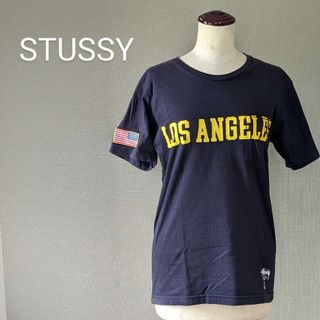 ステューシー(STUSSY)のSTUSSY　LOS ANGELES　Tシャツ　星条旗　サイズS(Tシャツ/カットソー(半袖/袖なし))