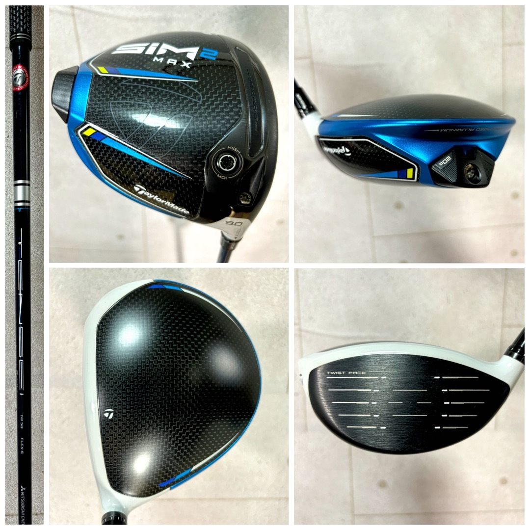 TaylorMade(テーラーメイド)のゴルフクラブ メンズ セット テーラーメイド SIM2 中古 初心者 【B】 スポーツ/アウトドアのゴルフ(クラブ)の商品写真