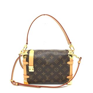 ルイヴィトン(LOUIS VUITTON)のルイヴィトン LOUIS VUITTON サイドトランクMM M46358 2WAYバッグ ショルダーバッグ モノグラムキャンバス ブラウン 美品(ショルダーバッグ)