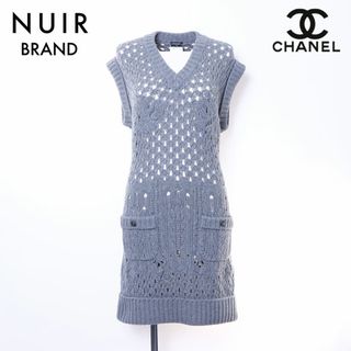 シャネル(CHANEL)のシャネル CHANEL ノースリーブ ニット ワンピース ウール(その他)