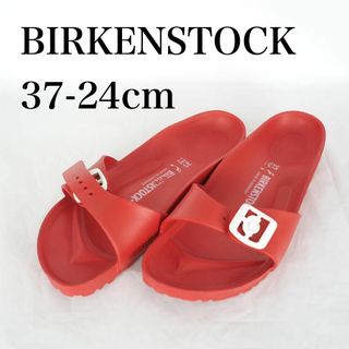 BIRKENSTOCK - BIRKENSTOCK*ビルケンシュトック*サンダル*24cm*赤*M6011