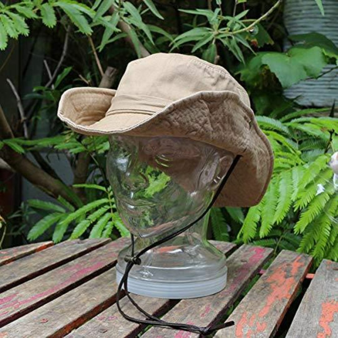 64cm 帽子 超ビッグサイズ 大きい アドベンチャー サファリハット　ベージュ メンズの帽子(ハット)の商品写真