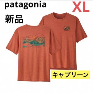 パタゴニア(patagonia)の大特価‼️patagonia キャプリーン クール Tシャツ⭐️速乾⭐️XL(Tシャツ/カットソー(半袖/袖なし))